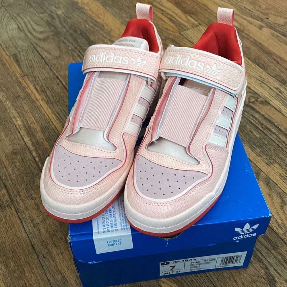 Adidas Originals Forum Plus W, Forum Low W & Forum Low Pink Size 7 ONLY